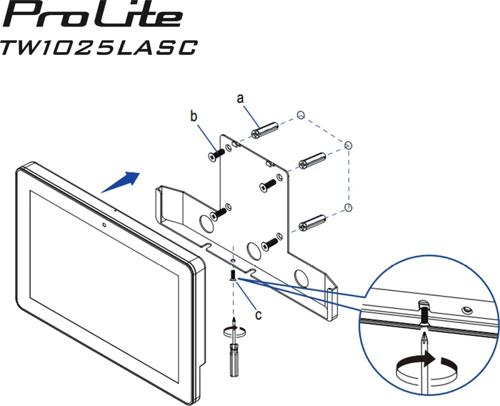 iiyama ProLite TW1025LASC-B3PNR, 10.1"