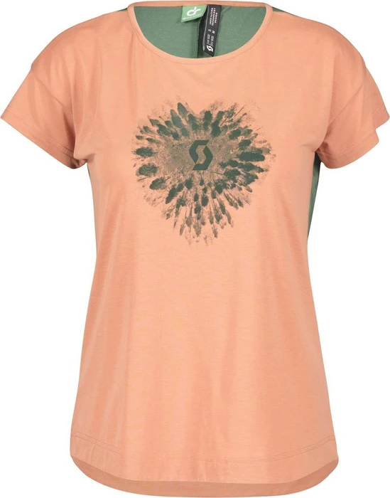 Scott Trail Flow Dri Trikot kurzarm crystal pink/smoked green (Damen)