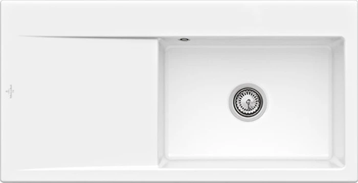 Villeroy & Boch Subway Style 60 Einbau Becken rechts weiß alpin