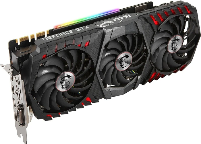 MSI GeForce GTX 1080 Ti Gaming X Trio, 11GB GDDR5X, DVI, 2x HDMI, 2x DP