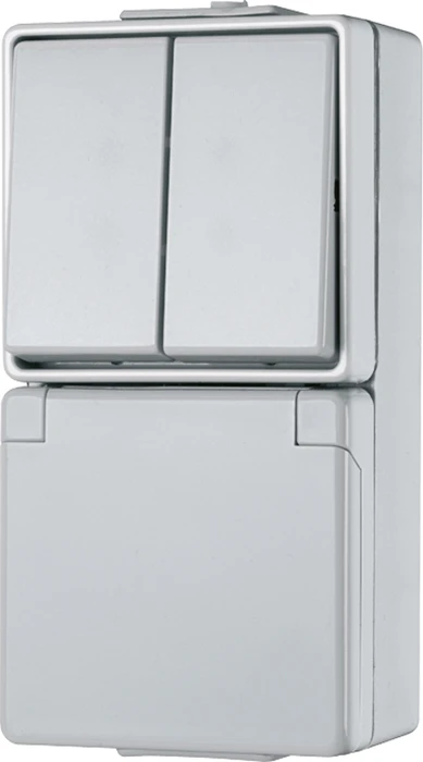 Jung WG 600 SCHUKO Steckdose 16A 250V mit Serienschalter 10AX 250V