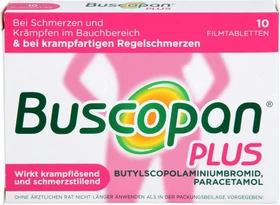 Buscopan Plus Filmtabletten, 10 Stück