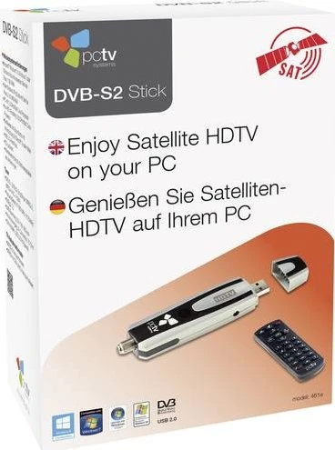 PCTV DVB-S2 Stick 461e, USB-A 2.0
