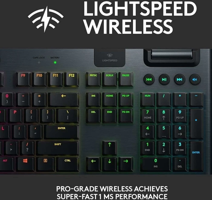 Logitech G915 Lightspeed, GL Tactile, USB/Bluetooth, DE