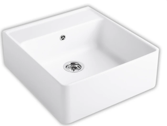 Villeroy & Boch Spülstein Becken mittig stone white