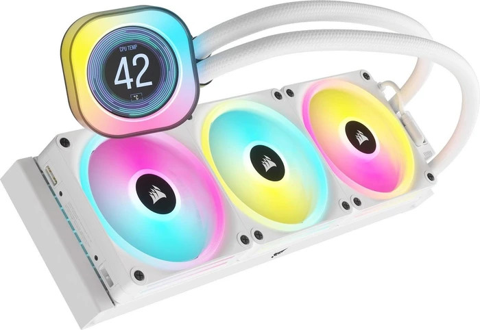 Corsair iCUE LINK H150i LCD RGB, weiß