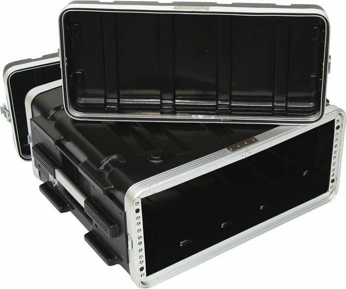 Roadinger Kunststoff-Rack KR-19, 4HE, DD, schwarz