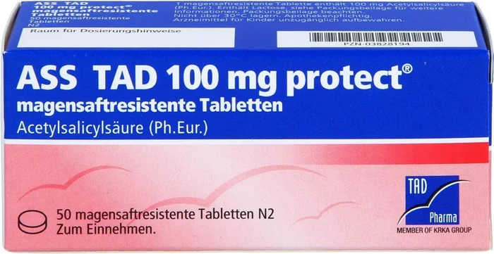 Ass Tad 100mg protect Filmtabletten, 50 Stück