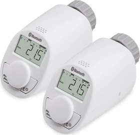 eQ-3 eqiva CC-RT-BLE-EQ, Bluetooth Smart Heizkörperthermostat, Heizungssteuerung, 2er-Pack