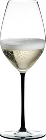 Riedel Fatto A Mano Champagner Weinglas schwarz