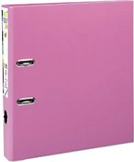 Exacompta Maxi Prem'Touch Ordner 2-Ring, 50mm, A4, rosa, 10er-Pack (53155E#10)