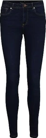 Vero Moda Tanya Mid Skinny Jeans dark blue denim (Damen)