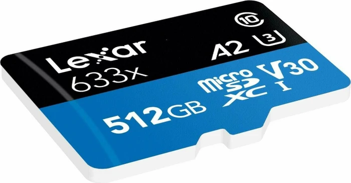 Lexar High-Performance 633x R100/W70 512GB Kit, UHS-I U3, A2, Class 10