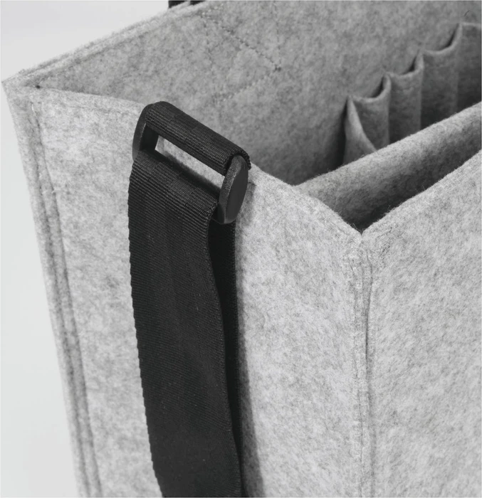 Sigel Notebook Tasche Desk Sharing Bag Classic M Synthetischer Filz Hellgrau