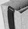 Sigel Notebook Tasche Desk Sharing Bag Classic M Synthetischer Filz Hellgrau Vorschaubild