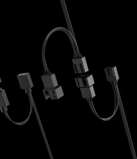 Fractal Design Aspect 12 RGB PWM, schwarz, 120mm, 3er-Pack