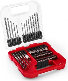 Einhell L-Case Bohrer-/Bits-/Steckschlüssel-Zubehörset inkl. Werkzeugbox,  39-tlg.