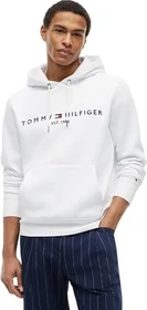 Tommy Hilfiger Hoodie mit Tunnelzug und aufgesticktem Logo Hoodie weiß (Herren)