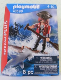 playmobil Special Plus Pirat mit Floß und Hammerhai