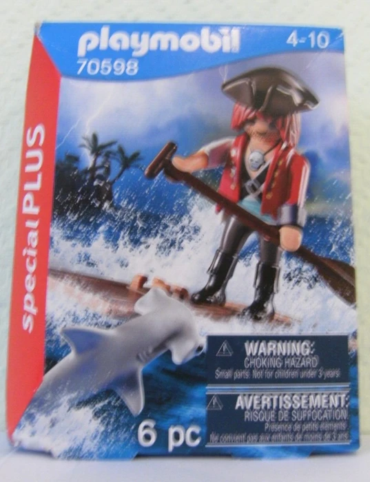 playmobil Special Plus Pirat mit Floß und Hammerhai