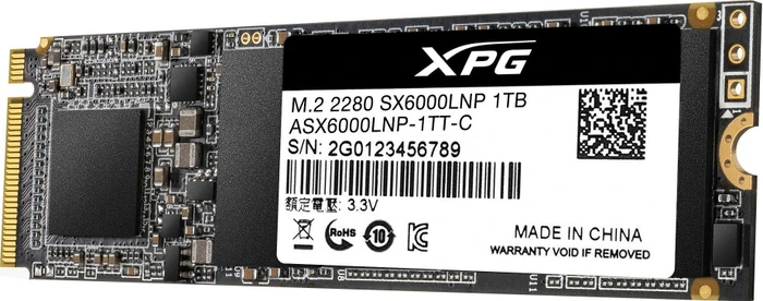 ADATA XPG SX6000 Lite 1TB, M.2 2280 / M-Key / PCIe 3.0 x4