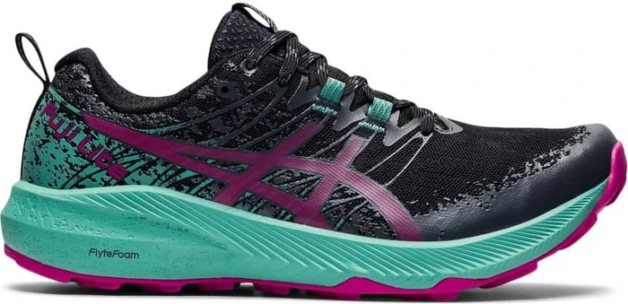 Asics Fuji Lite 2 black/fuchsia red (Damen)