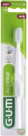 Sunstar Gum Sonic Daily Ersatzbürste weiß, 2 Stück