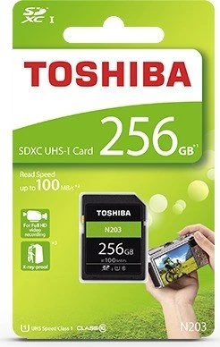Toshiba High Speed N203 R100 256GB, UHS-I U1, Class 10