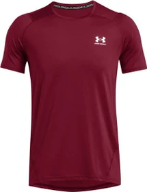 Under Armour HeatGear Armour Funktionsshirt kurzarm cardinal/white (Herren)