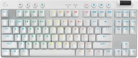 Logitech G PRO X TKL Lightspeed, weiß, GX-BROWN, USB/Bluetooth, DE