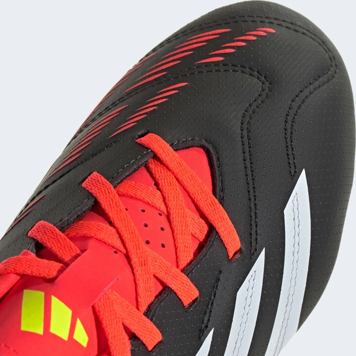 adidas Predator Club FXG core black/cloud white/solar red