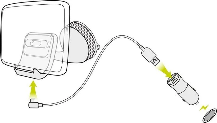TomTom Aktiv-Magnethalterung und Ladegerät
