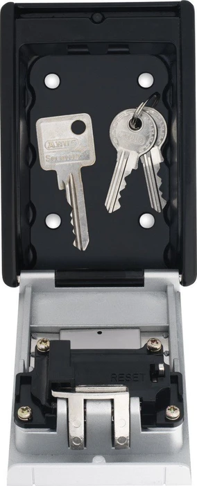 ABUS KeyGarage 787 zur Wandmontage Schlüsselkasten, schwarz/silber, mechanische Zahlenkombination
