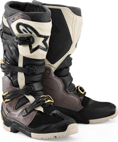 Alpinestars 2026 Tech 7 Enduro Drystar Motorradstiefel schwarz/grau/gold