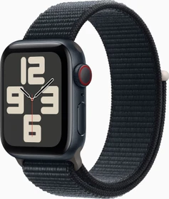 Apple Watch SE (2022) (GPS + Cellular) 40mm Mitternacht mit Sport Loop Mitternacht