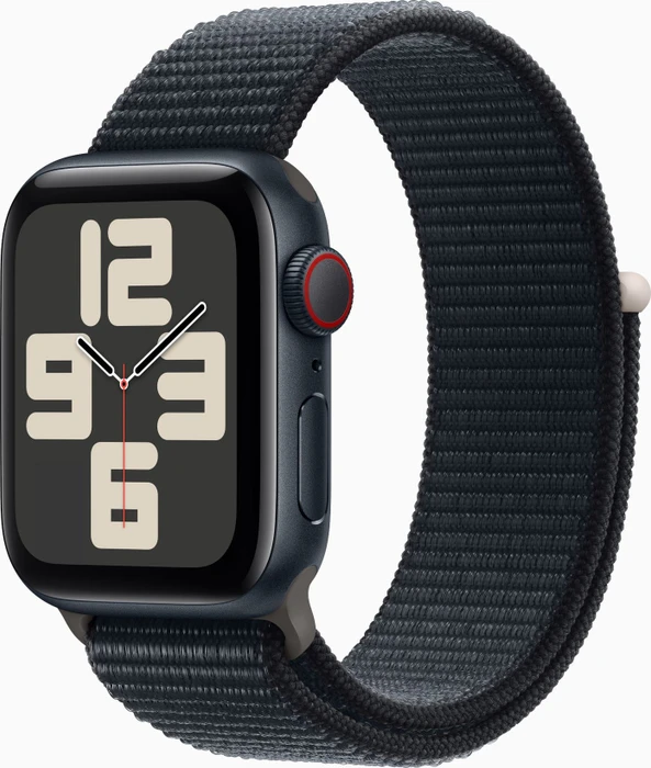 Apple Watch SE (2022) (GPS + Cellular) 40mm Mitternacht mit Sport Loop Mitternacht