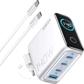 Anker Ladegerät 140W 4-Port PD 3.1 silber
