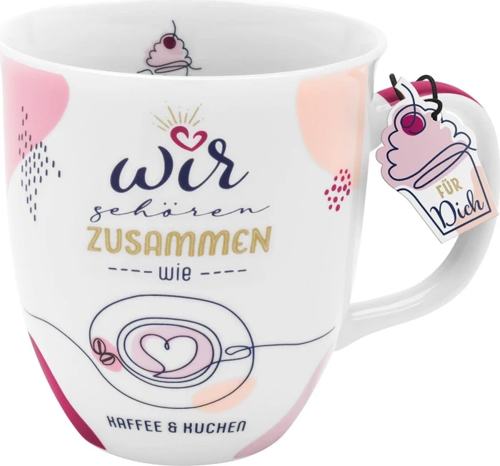 Sheepworld Kaffeebecher Wir gehören zusammen 400ml