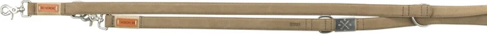Trixie BE NORDIC Leder-Verlängerungsleine, L-XL, 2m, Sand
