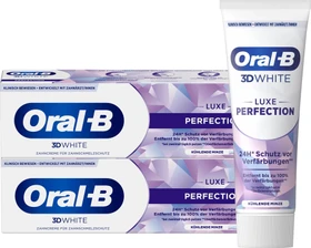 Oral-B 3D White Luxe Perfection Zahncreme, 150ml (2x 75ml)