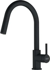 Franke Lina ausziehbar black matt