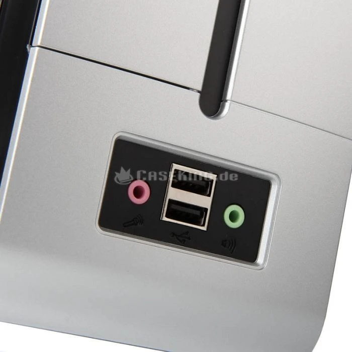In Win BM639 USB 2.0 silber, Mini-ITX, 160W proprietär