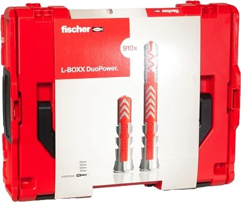 fischer DuoPower L-Boxx 102 (NV) Dübel-Sortiment inkl. L-Boxx, 910 Stück