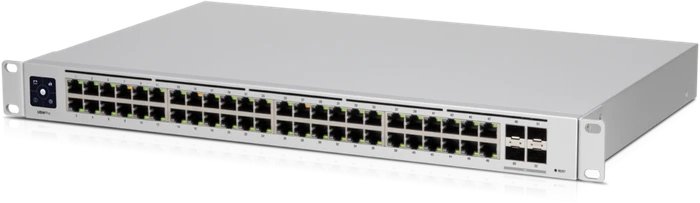 Ubiquiti UniFiSwitch Pro 48 Rackmount Gigabit Managed Switch, 48x RJ-45, 4x SFP+