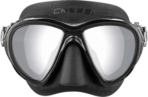 Cressi Quantum Tauchermaske black/mirror