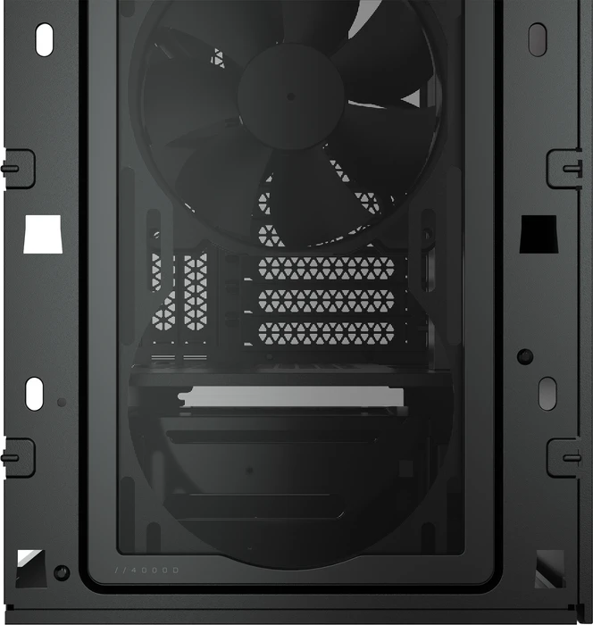 Corsair 4000D, schwarz, Glasfenster