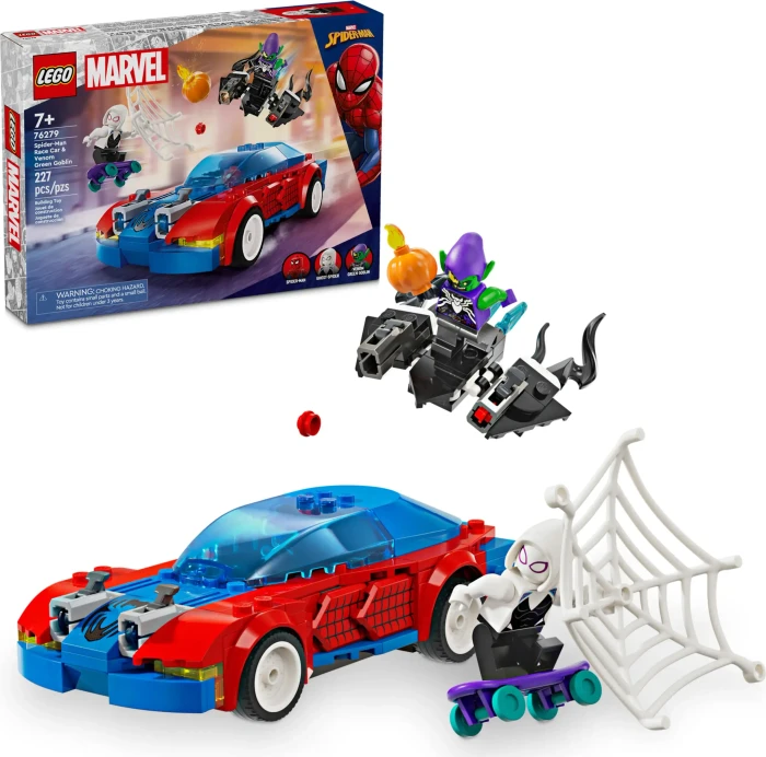 LEGO Marvel Super Heroes Spielset - Spider-Mans Rennauto & Venom Green Goblin