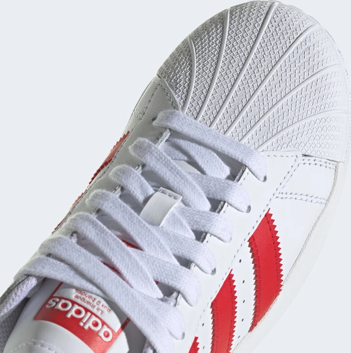 adidas Superstar XLG cloud white/better scarlet (Herren)