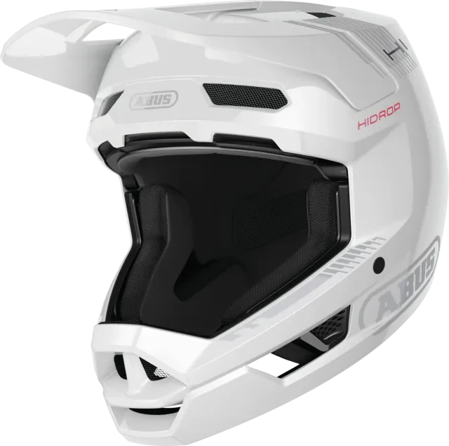 ABUS HiDrop Fullface-Helm shiny white