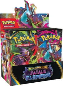 Pokémon - Mega-Entwicklung Fatale Flammen Boosterpack Display, 36 Stück